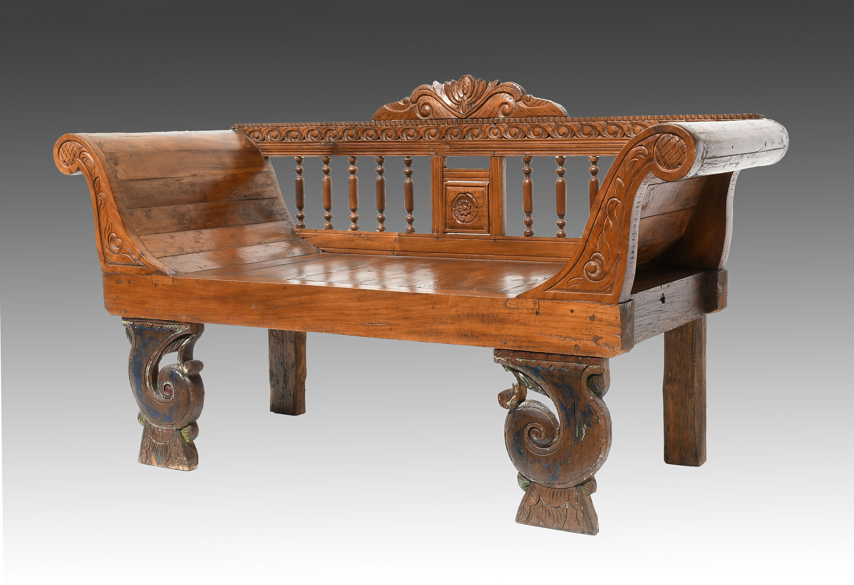 19TH CENTURY SOUTH AMERICAN BENCH  36ab64