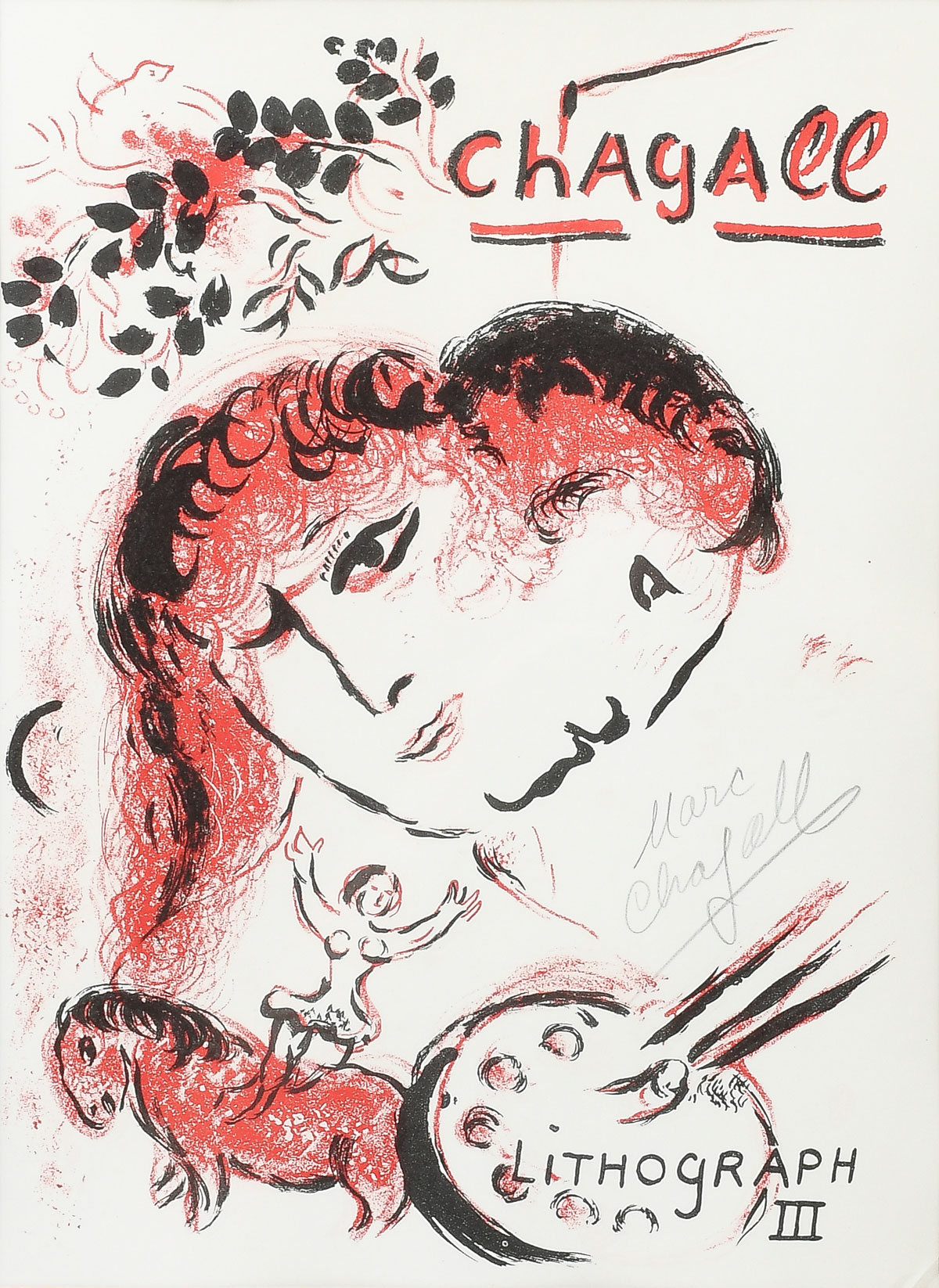 LITHOGRAPH AFTER MARC CHAGALL PLATE