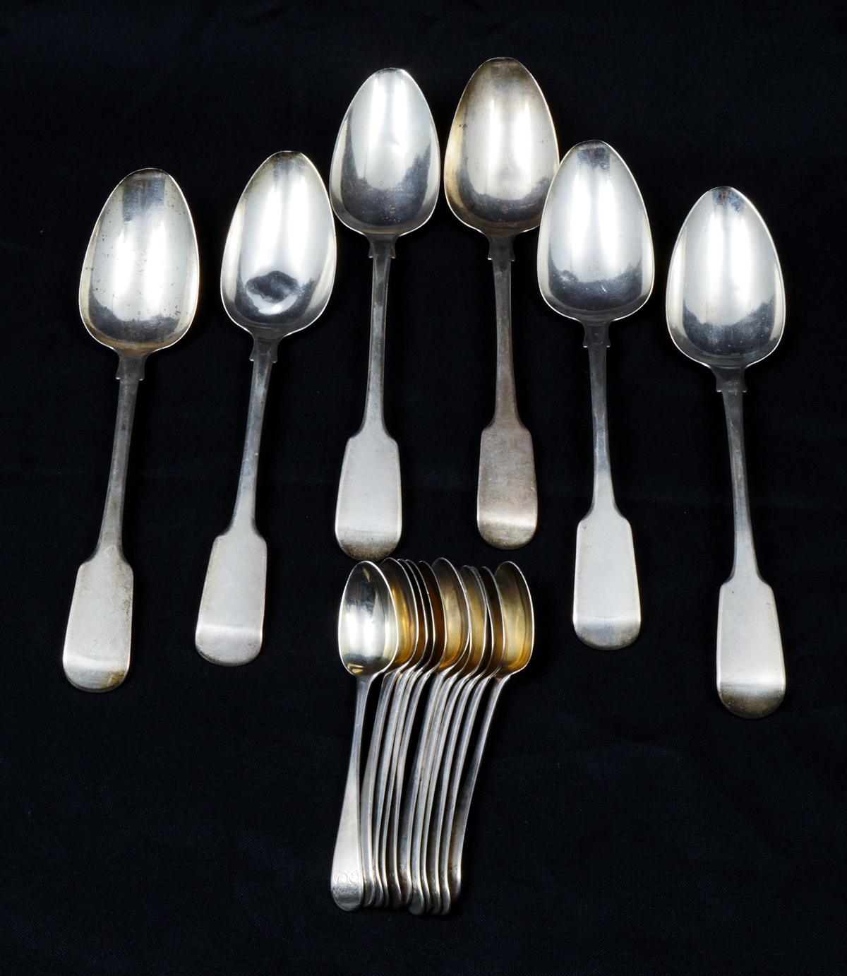 17 PC EARLY ENGLISH SILVER SPOONS  36abd9