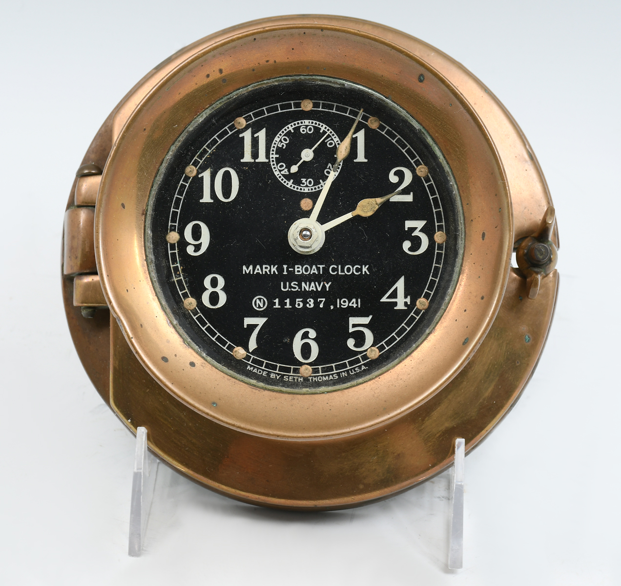 U S NAVY MARK I BOAT SHIP S CLOCK  36abf3