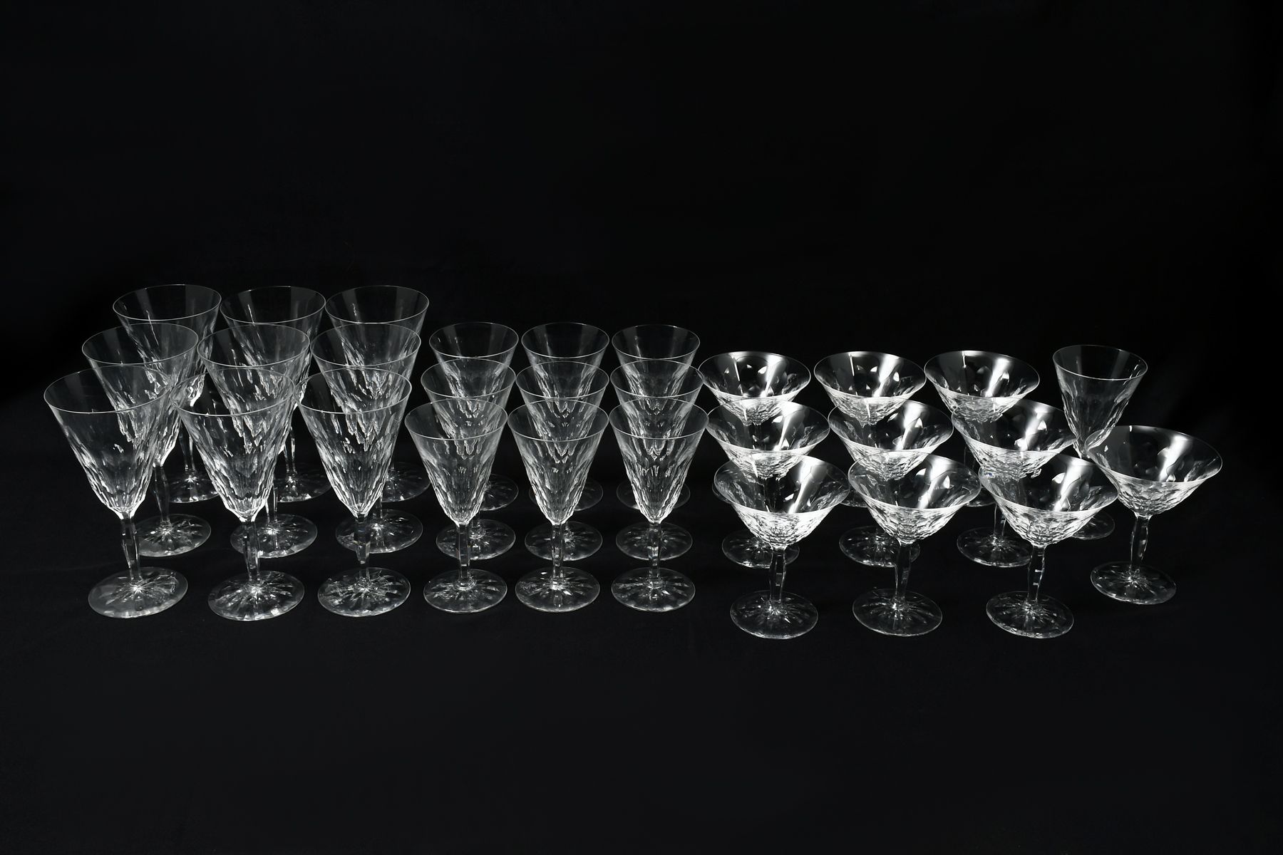 29 PC ORREFORS STEMWARE Comprising  36ac07