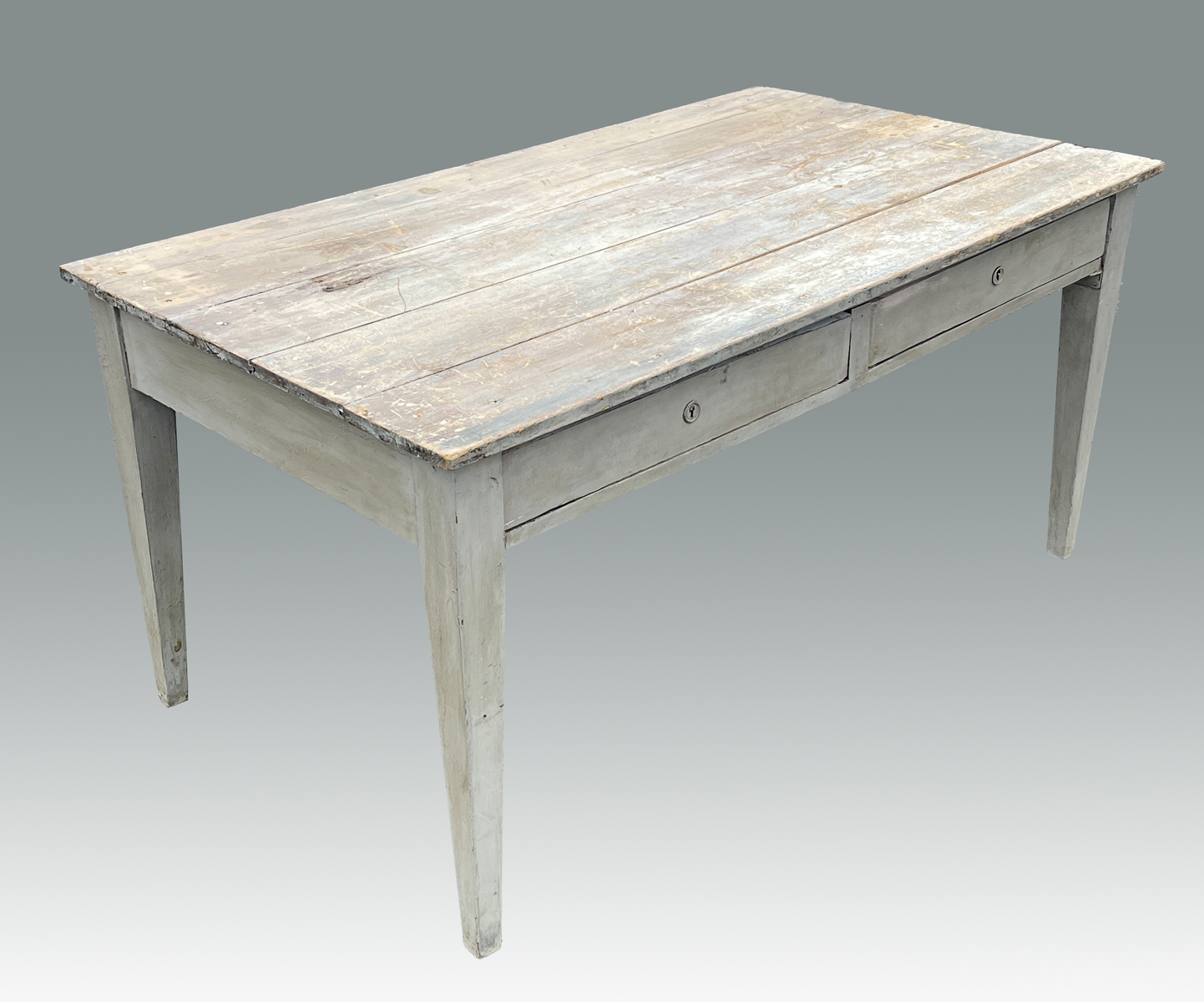 EARLY FRENCH FARM TABLE Early 36ac26