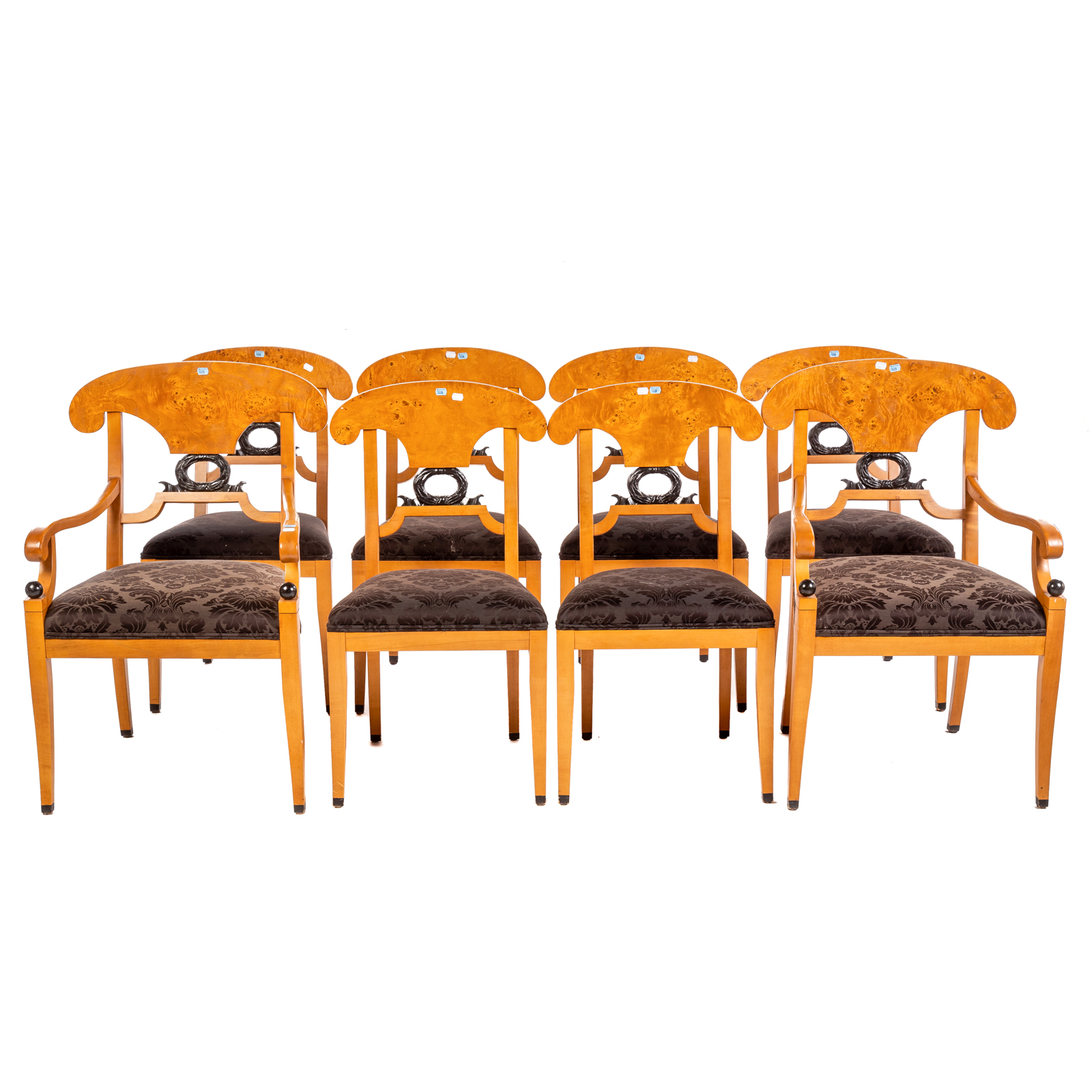 SET OF EIGHT BIEDERMEIER STYLE