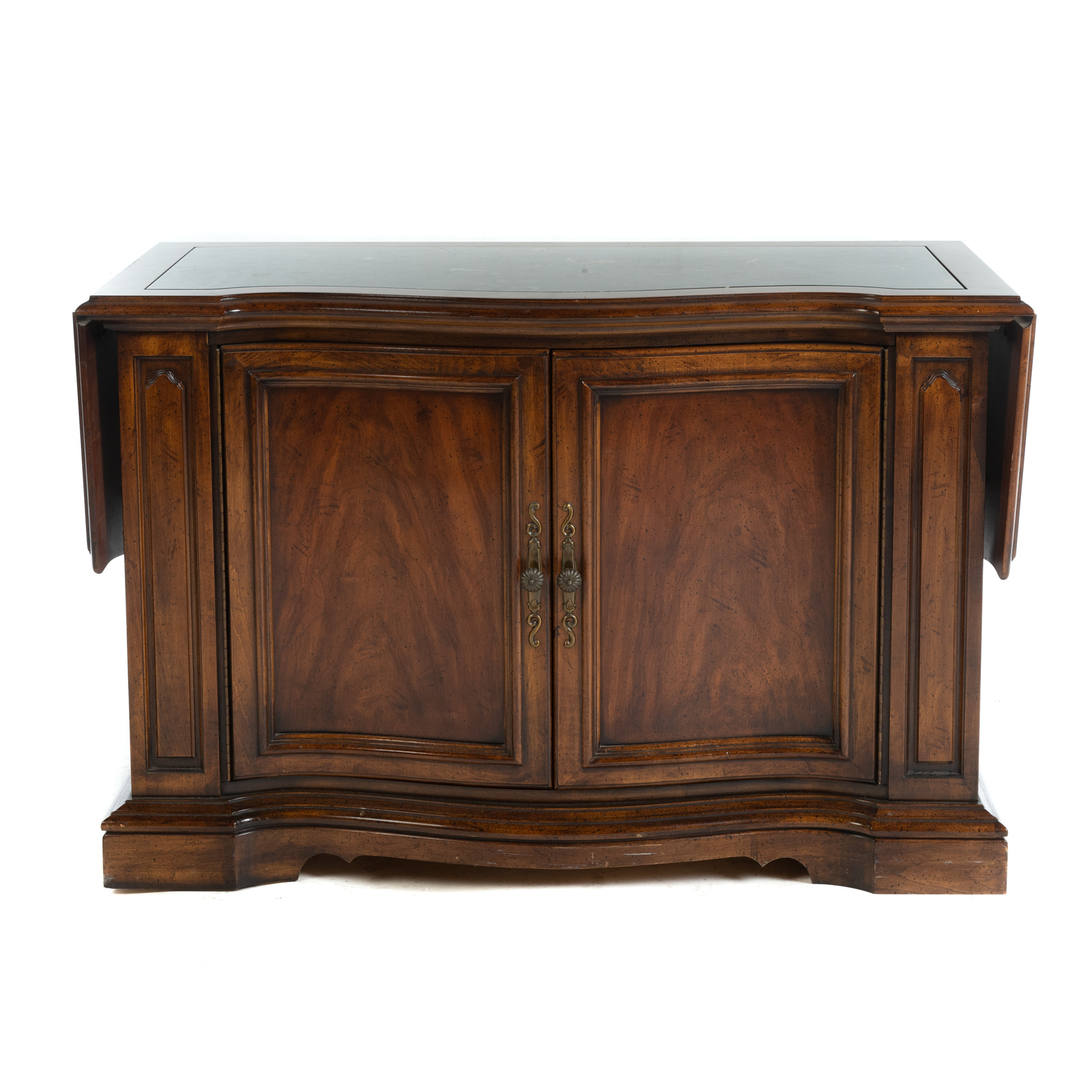 CONTEMPORARY FAUX MARBLE TOP DROP