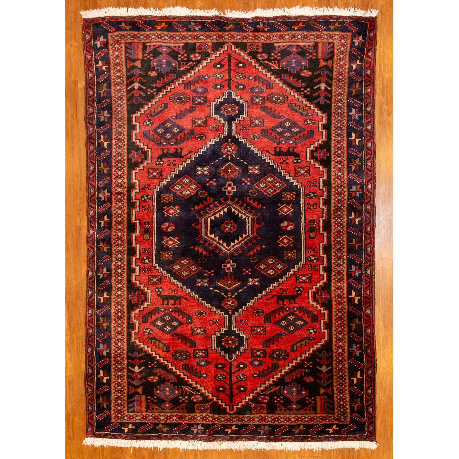 HAMADAN RUG PERSIA 4 10 X 6 10 36ac94