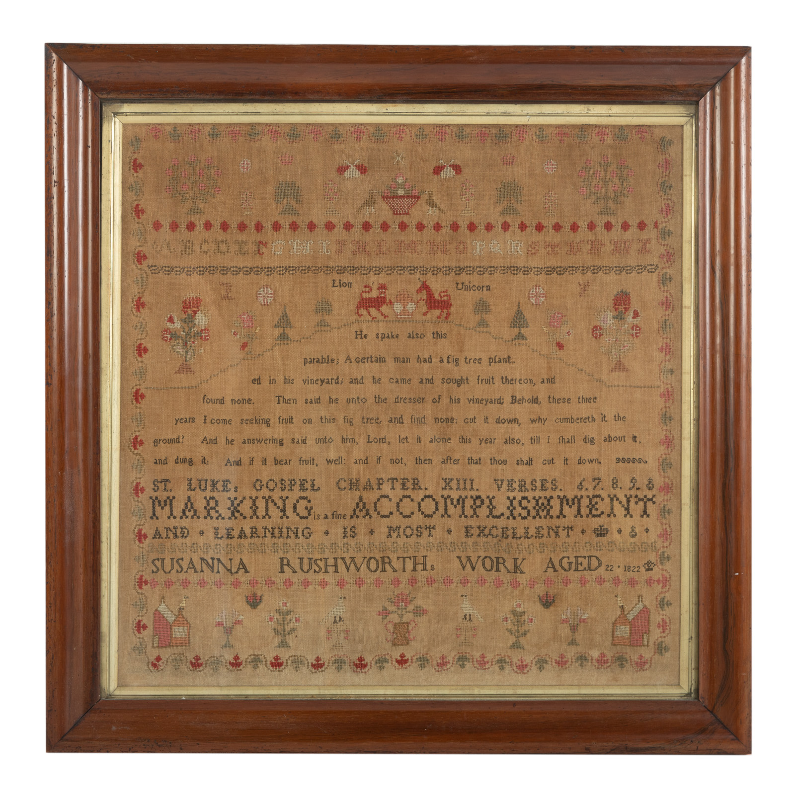 19TH CENTURY ENGLISH NEEDLEWORK 36acdb