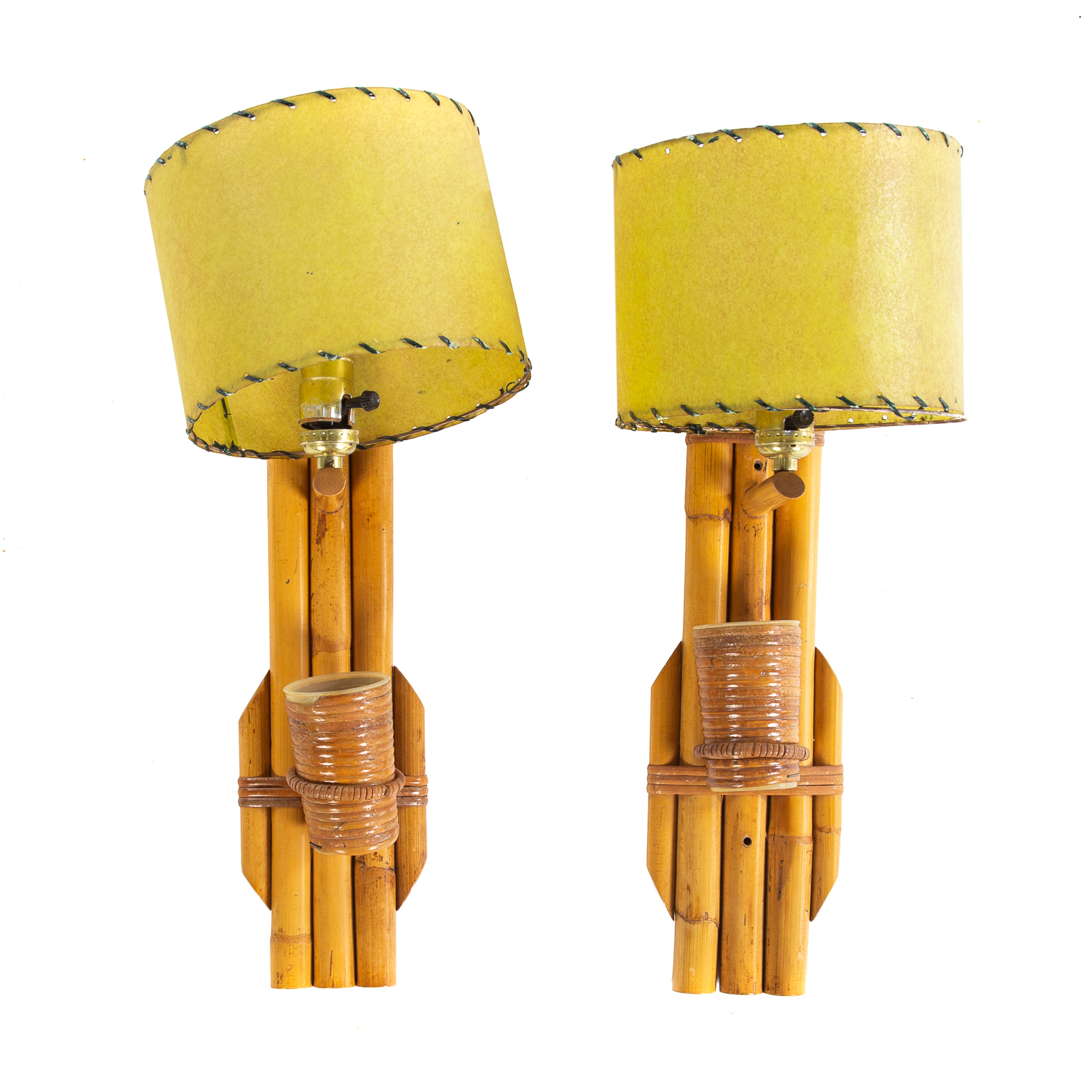 A PAIR OF PAUL FRANKL STYLE TIKI 36ad50