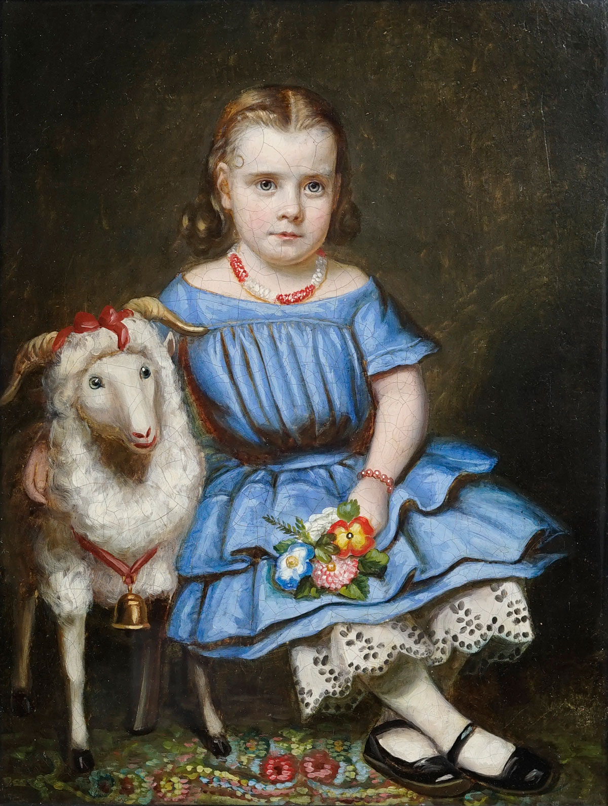 EARLY PORTRAIT PAINTING OF A YOUNG