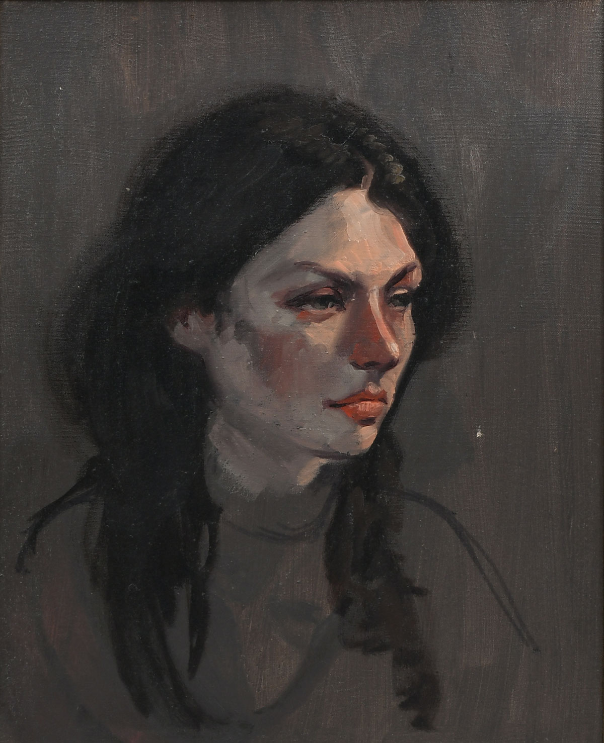 A GOOD INTENSE PORTRAIT PAINTING 36ae0d