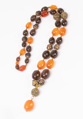 An early 20th Century beaded necklace,