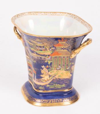 A Carlton Ware pagoda pattern jardinière,