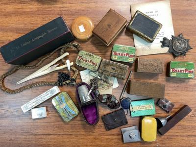 An interesting collection of sundries,