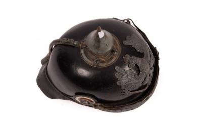 An Imperial German Pickelhaube leather