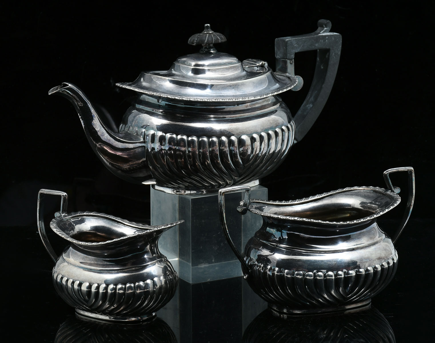 3 PC. ENGLISH STERLING SILVER TEA