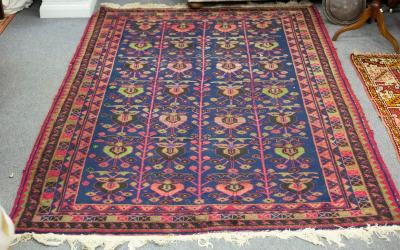 An Eastern rug decorated stylised