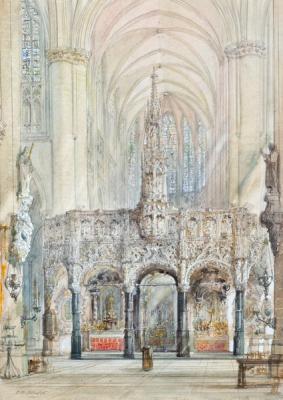 Henry William Brewer (British 1830-1903)/Cathedral