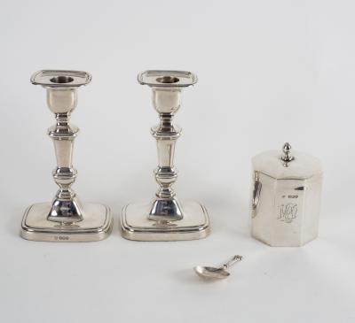 A pair of 18th Century style silver 36d82e