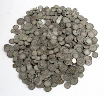 A quantity of pre 1947 British coinage,