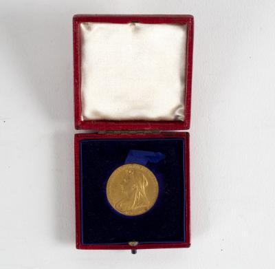 A Victorian gold Diamond Jubilee commemorative