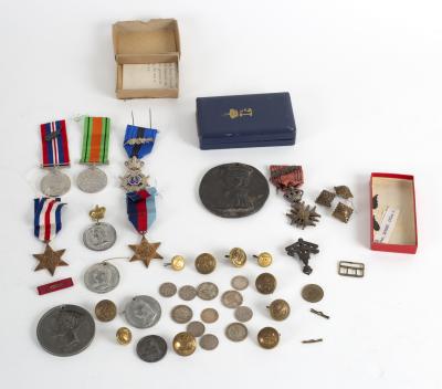 Four World War II medals, Capt.