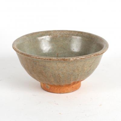 A Chinese celadon bowl, early Ming,