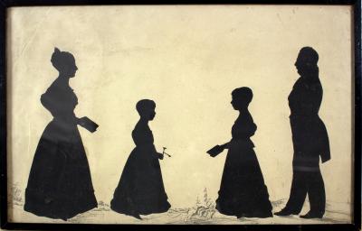 19th Century School/Portrait Silhouette