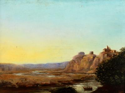 19th Century Mountain Landscape small 36d989