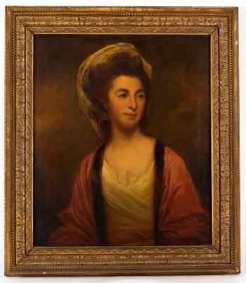 After George Romney British 1734 1802 Portrait 36d997