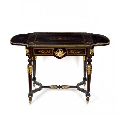 A French ebonised and gilt metal 36d9e4