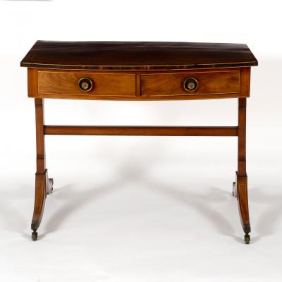 A Regency mahogany dressing table,