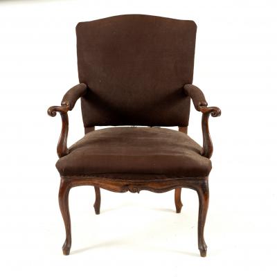 A French walnut bergere chair  36da0a