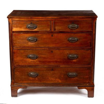 A George III mahogany chest of 36da18