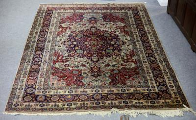 A Kashan rug with floral design 36daa2