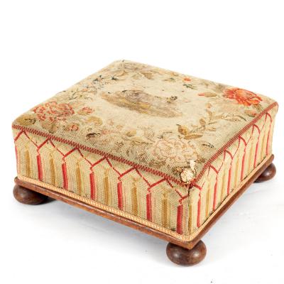 A Victorian upholstered footstool 36dae8