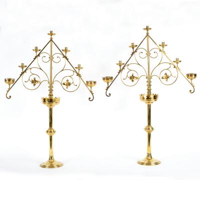 A pair of 19th Century Gothic revival