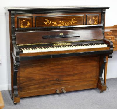 A 7 octave upright piano, Rud. Ibach