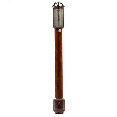 A George IV mahogany bowfront stick 36db4d