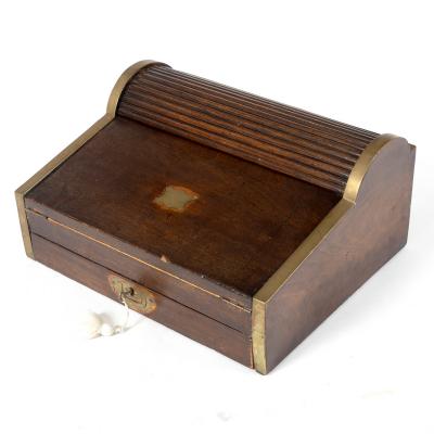 A Regency mahogany writing slope