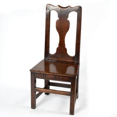 A Carolean chair, late 17th Century,