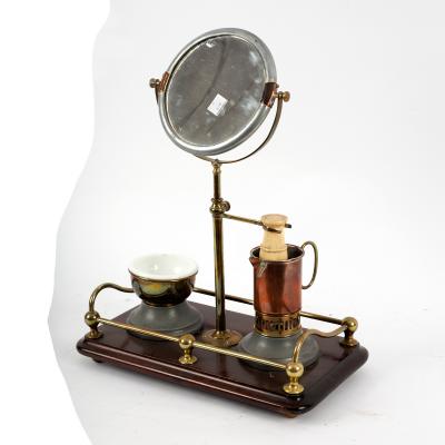 A gentleman's shaving stand with