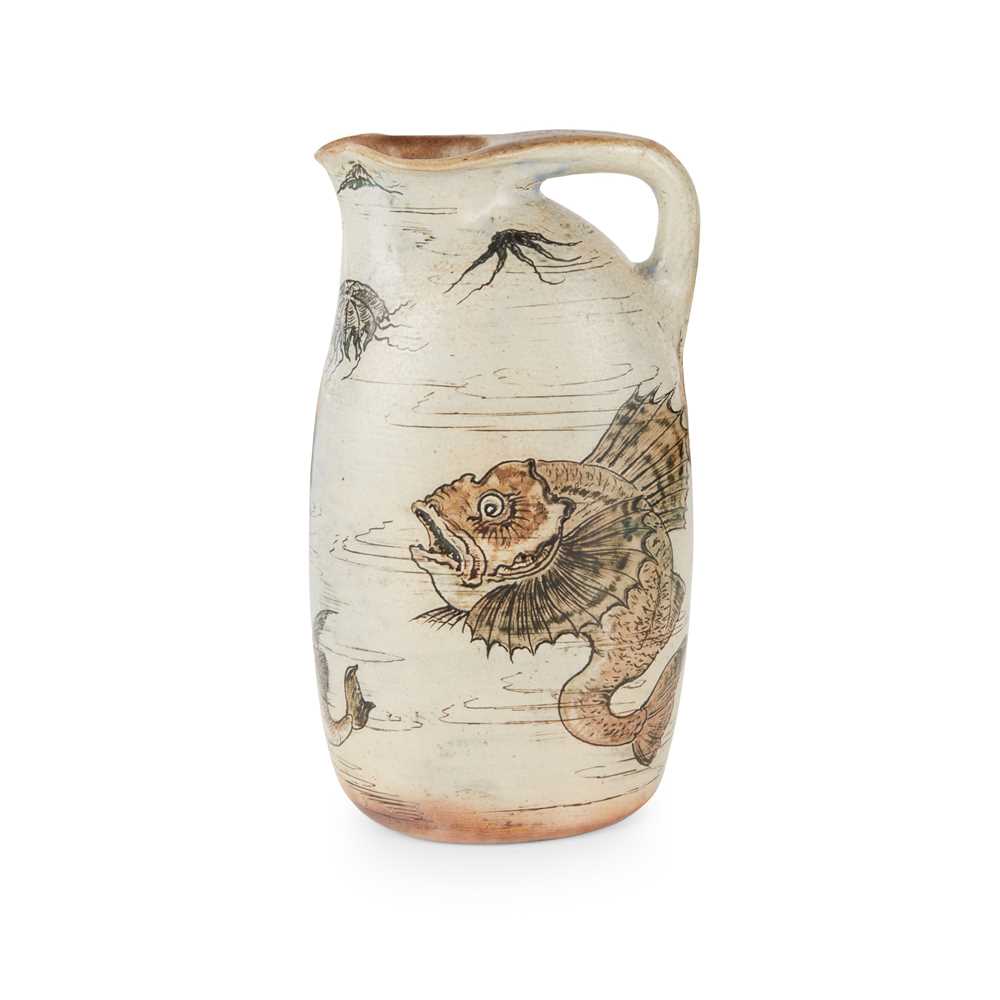 MARTIN BROTHERS
PITCHER, 1896 glazed