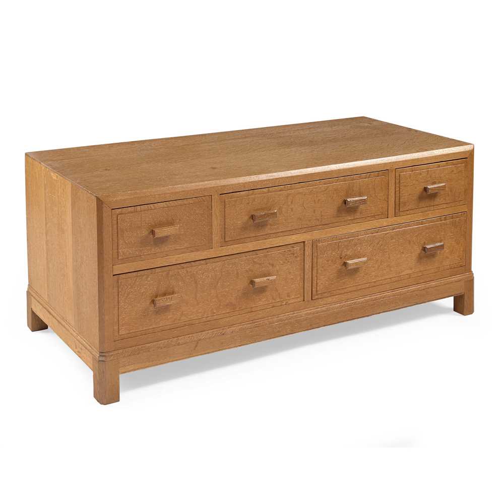 HEAL & SON, LONDON
LOW CHEST OF DRAWERS,