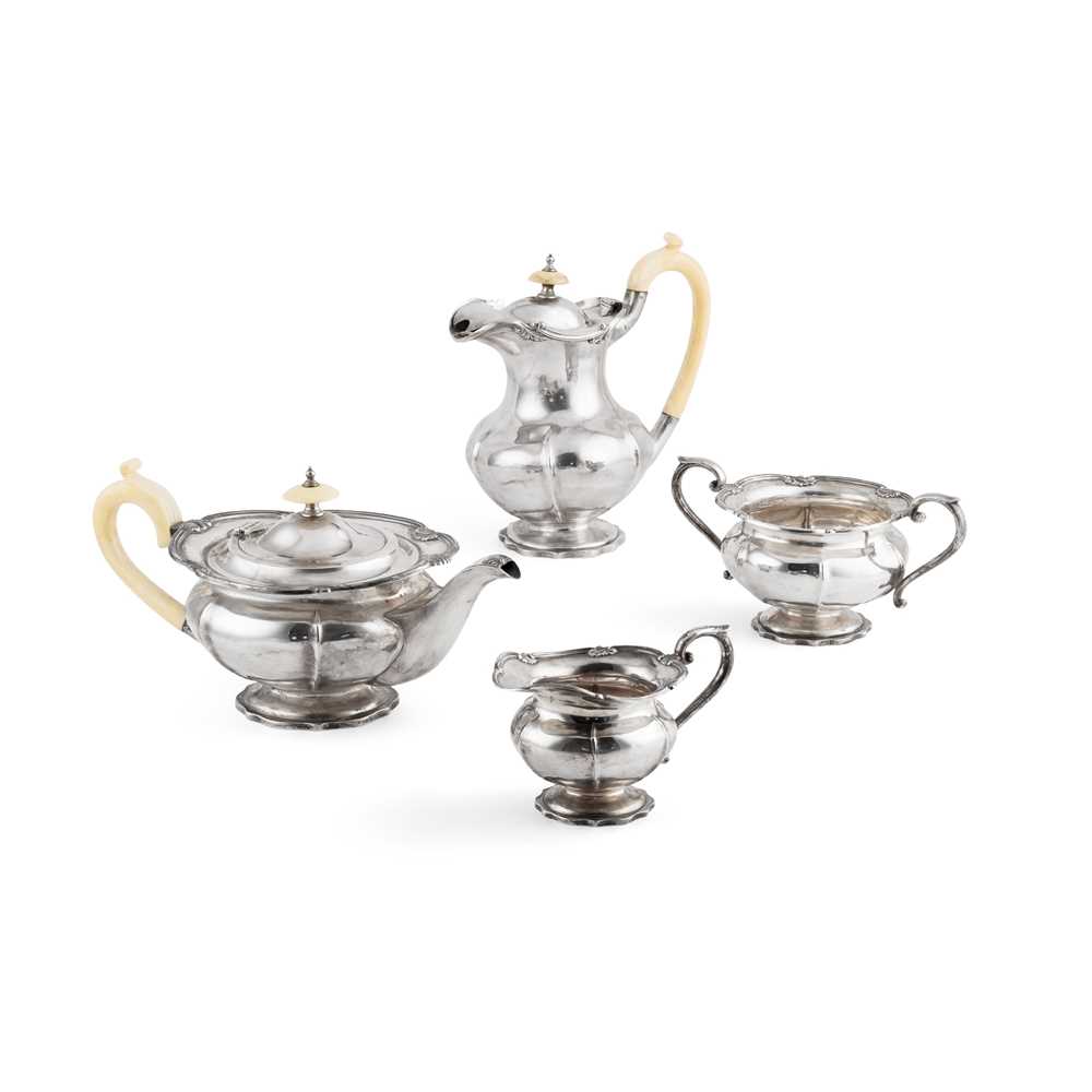 Y A 1930S FOUR-PIECE TEA-SERVICE