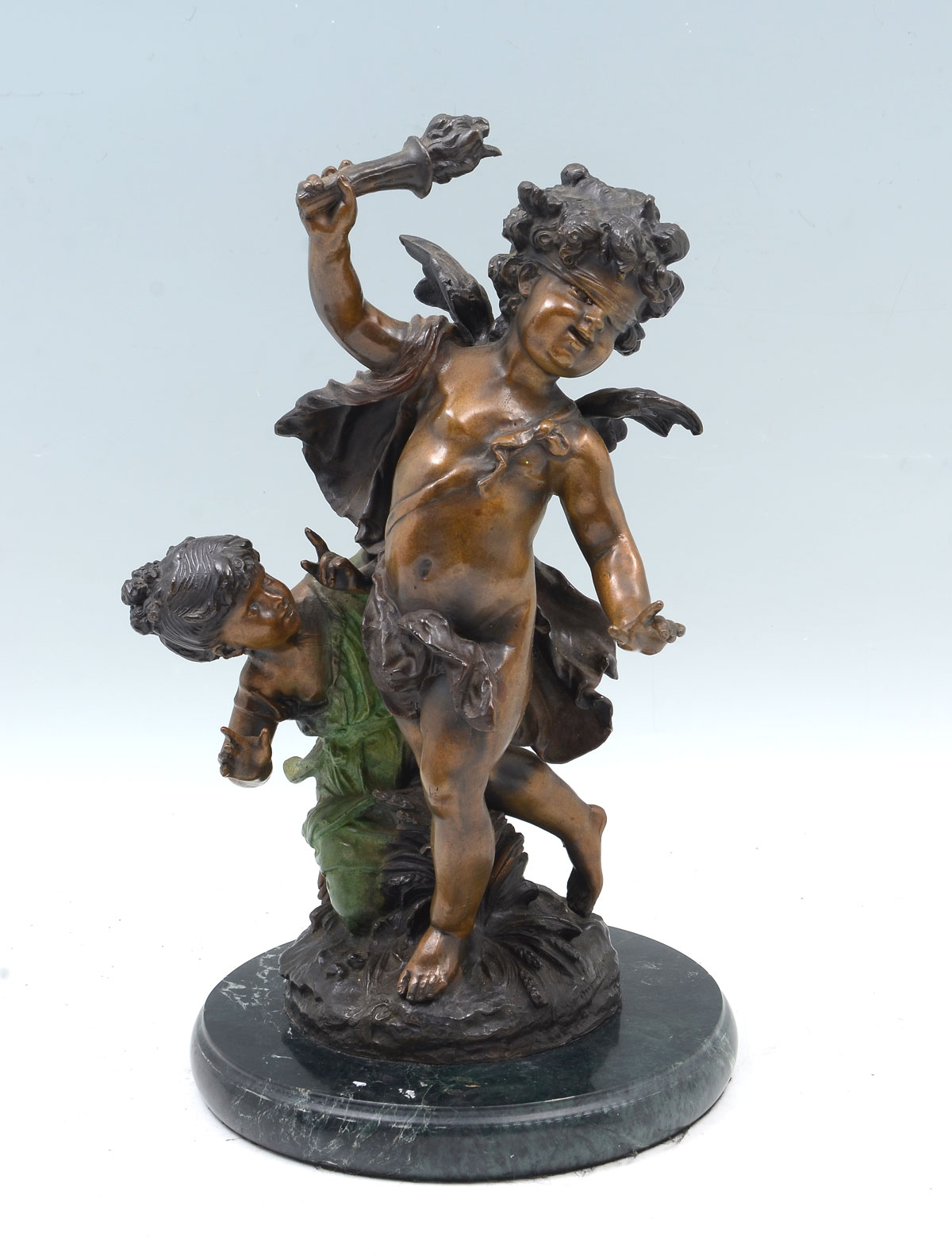 FIGURAL BRONZE GROUPING AFTER AUGUSTE