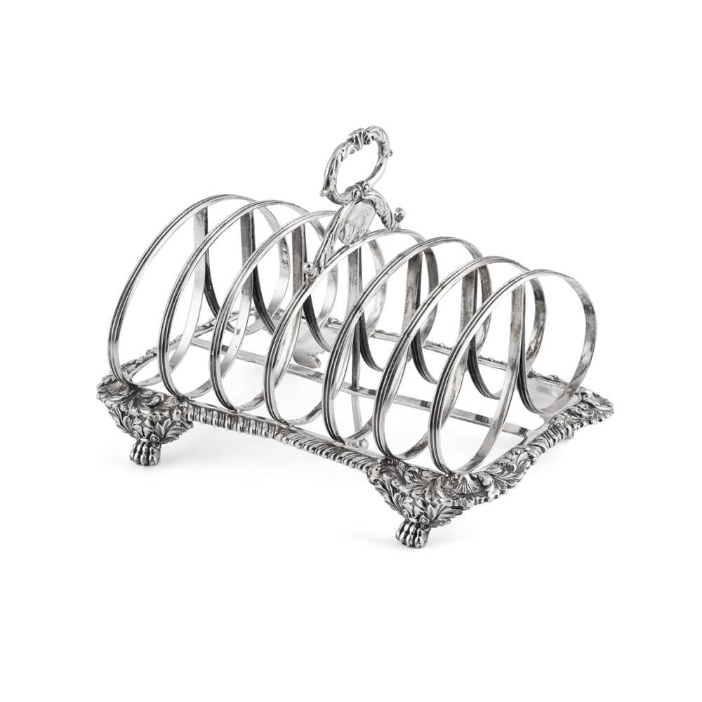 A GEORGE IV SEVEN-BAR TOAST RACK