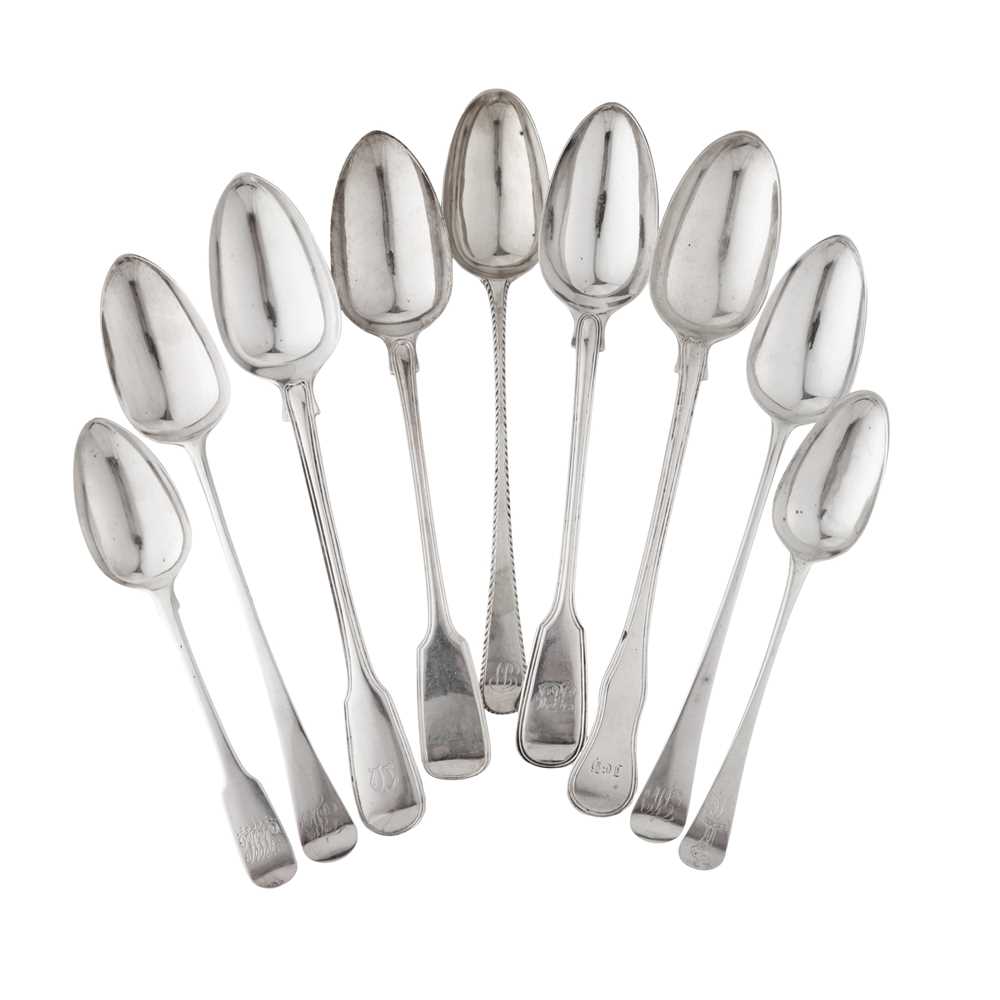 A COLLECTION OF BASTING SPOONS