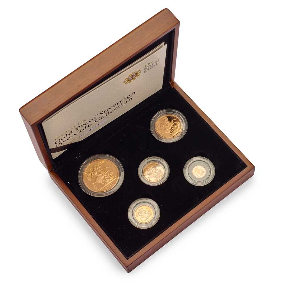 2011 CASED GOLD PROOF FIVE COIN 36deaa