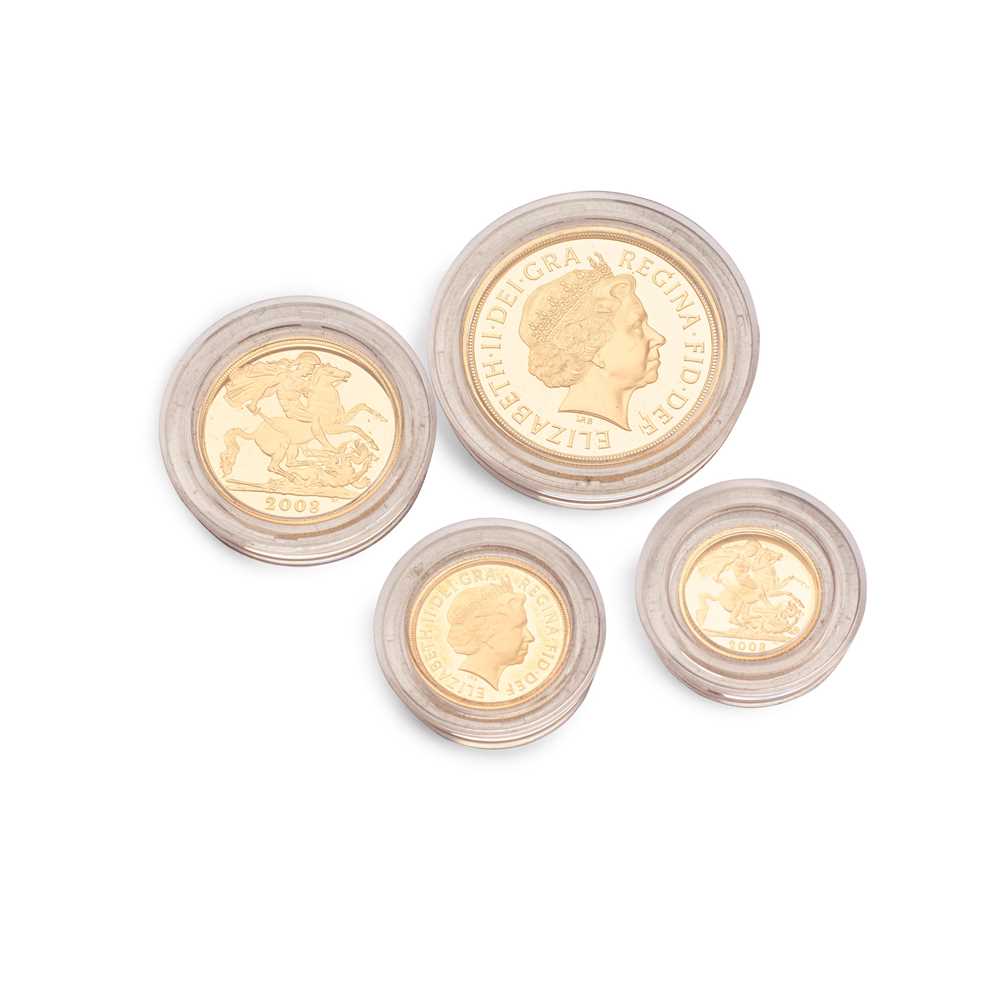 2008 UK GOLD PROOF SOVEREIGN COLLECTION 36debe