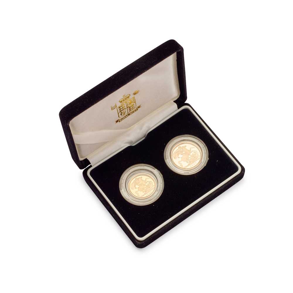 2007 UK GOLD PROOF SOVEREIGN AND HALF