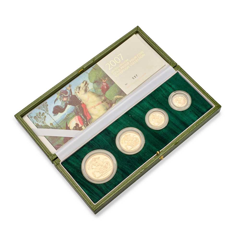 2007 UK GOLD PROOF FOUR-COIN SOVEREIGN